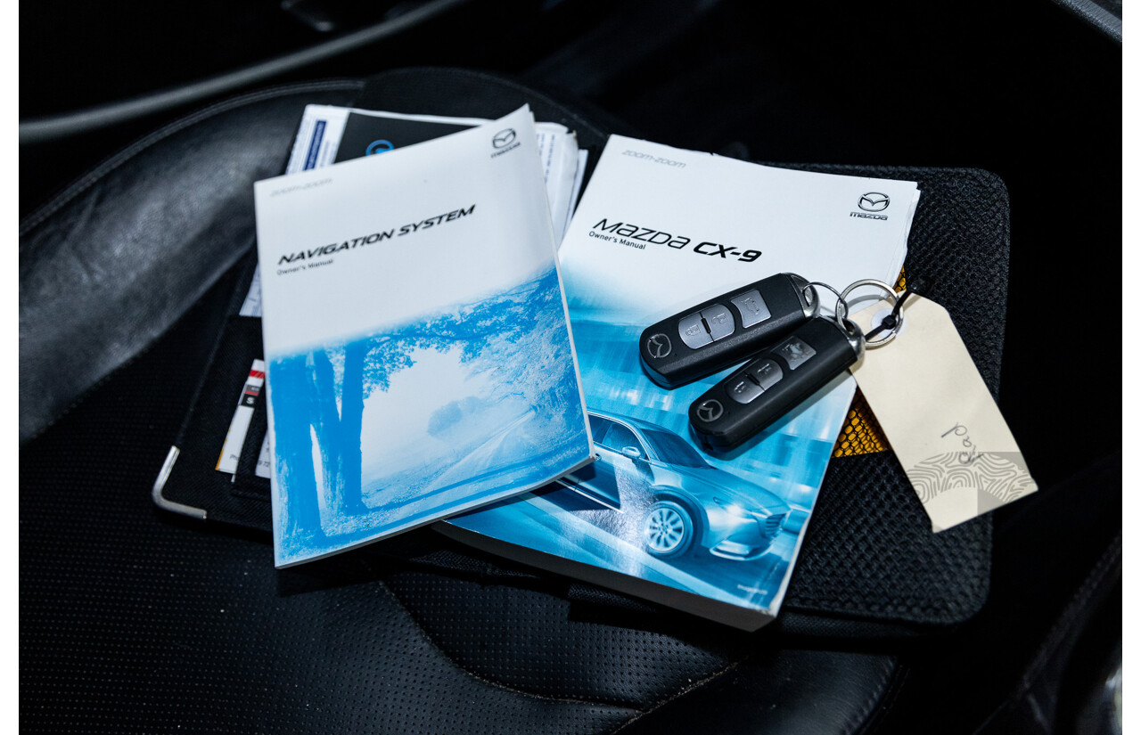 05/2016 Mazda CX-9 GT (AWD) MY16 4D Wagon Soul Red Turbo 2.5L - 7 Seater