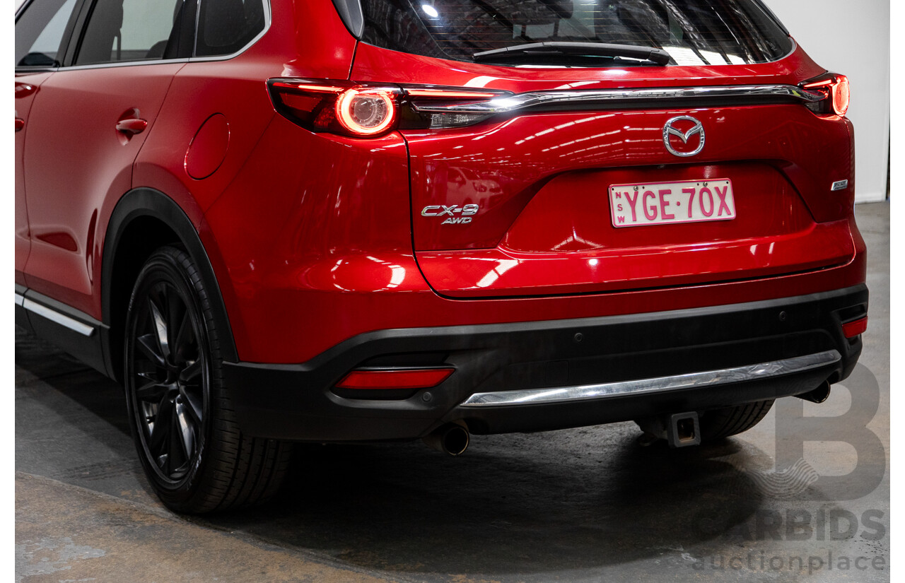 05/2016 Mazda CX-9 GT (AWD) MY16 4D Wagon Soul Red Turbo 2.5L - 7 Seater