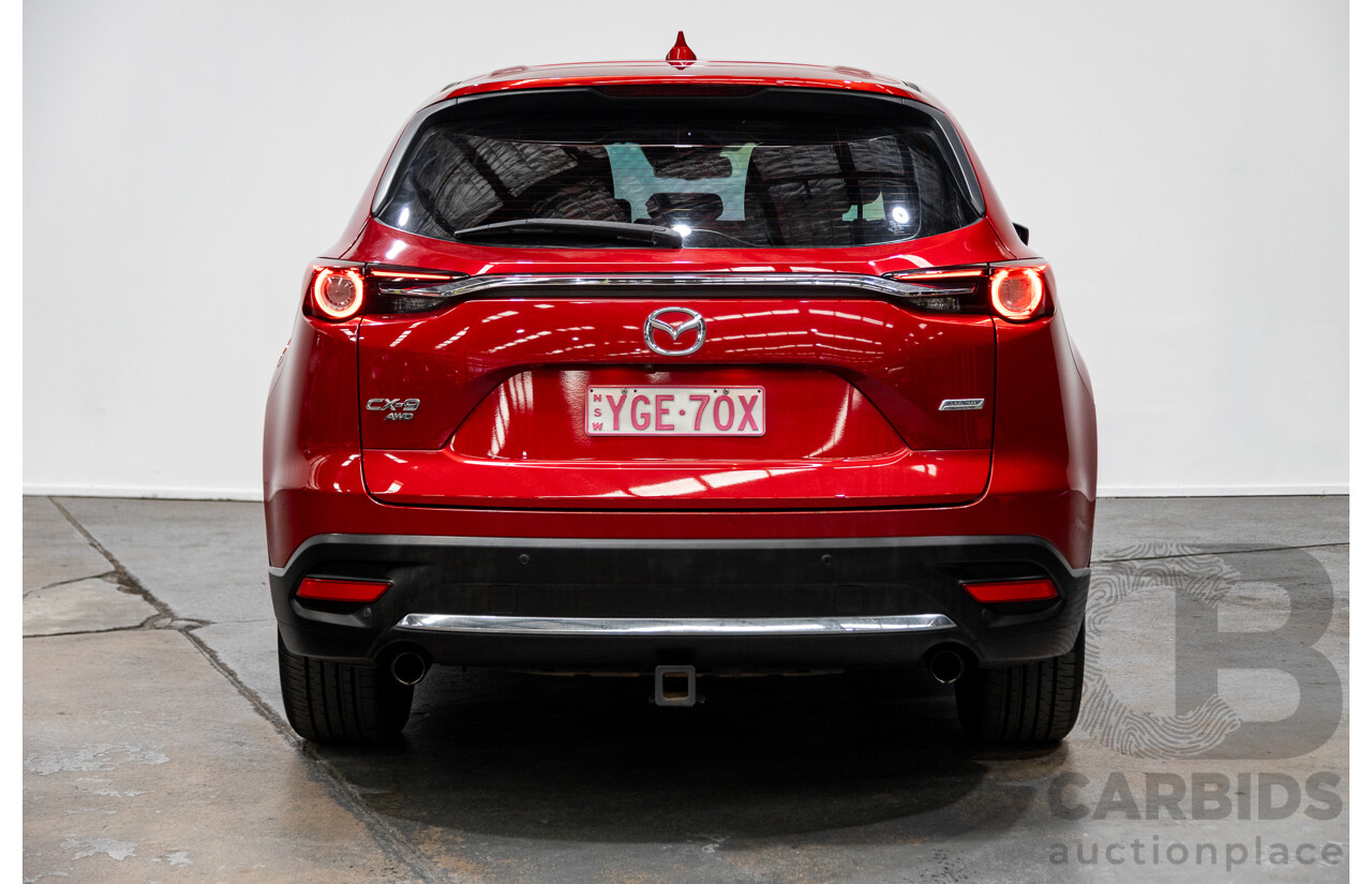 05/2016 Mazda CX-9 GT (AWD) MY16 4D Wagon Soul Red Turbo 2.5L - 7 Seater