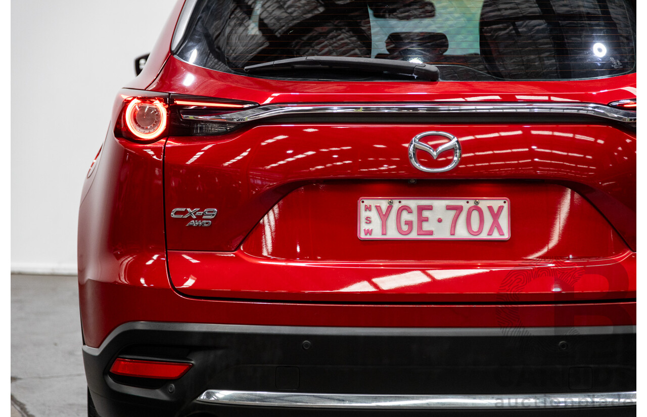 05/2016 Mazda CX-9 GT (AWD) MY16 4D Wagon Soul Red Turbo 2.5L - 7 Seater