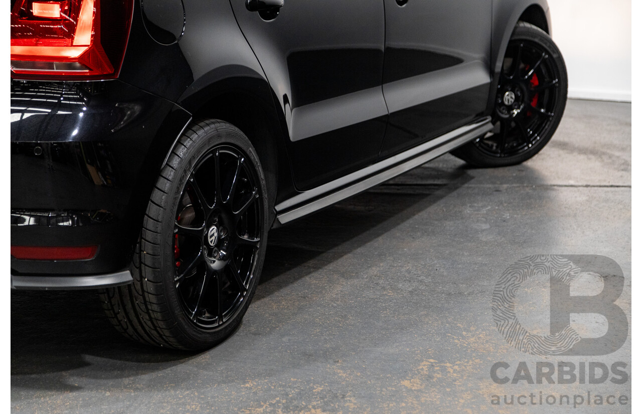 08/2017 Volkswagen Polo GTi 6R MY17 5D Hatchback Black Turbo 1.8L