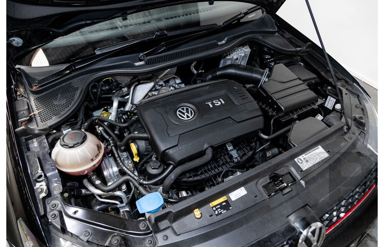 08/2017 Volkswagen Polo GTi 6R MY17 5D Hatchback Black Turbo 1.8L