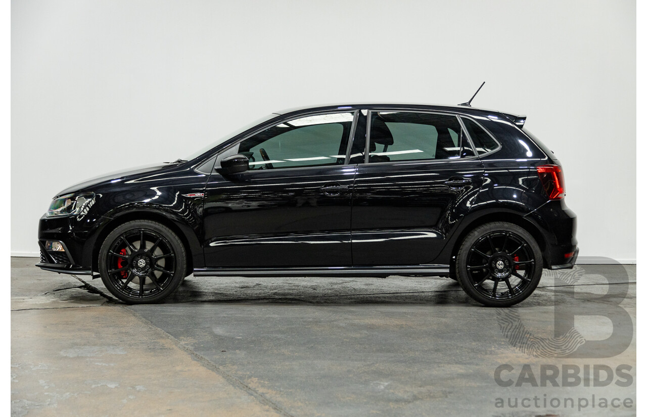 08/2017 Volkswagen Polo GTi 6R MY17 5D Hatchback Black Turbo 1.8L
