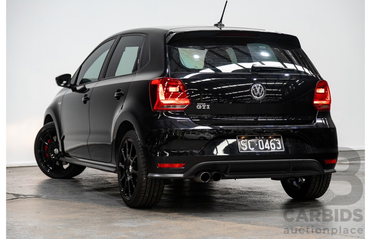 08/2017 Volkswagen Polo GTi 6R MY17 5D Hatchback Black Turbo 1.8L