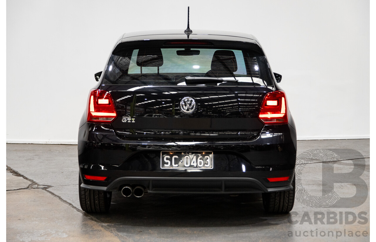 08/2017 Volkswagen Polo GTi 6R MY17 5D Hatchback Black Turbo 1.8L