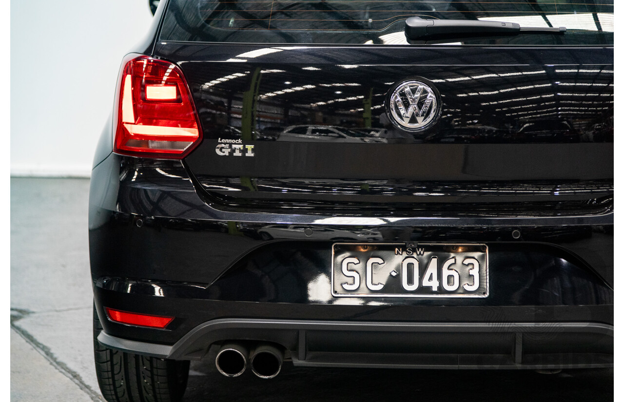 08/2017 Volkswagen Polo GTi 6R MY17 5D Hatchback Black Turbo 1.8L