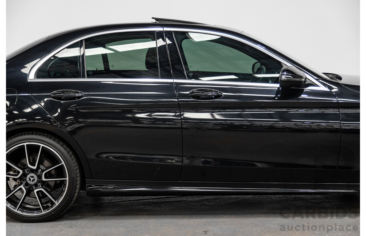 10/2018 Mercedes Benz C200 AMG Line EQ 4d Sedan Obsidian Black Turbo 1.5L - Mild Hybrid