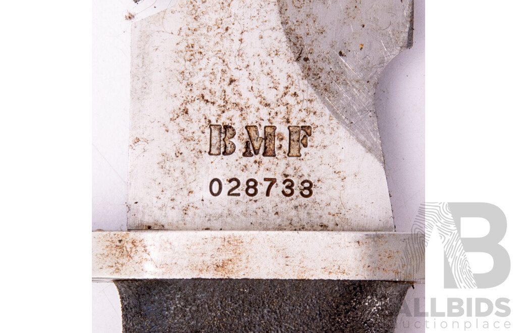 Vintage Gerber BMF, 'Blade, Multifunction' 440 Steel Survival Knife in Sheath