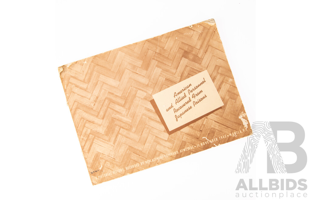 Rare Book, American and Allied Personnel Recovered From Japanese Prisons, Replacement Command, AFWESPAC, 11 November 1945, Soft Cover