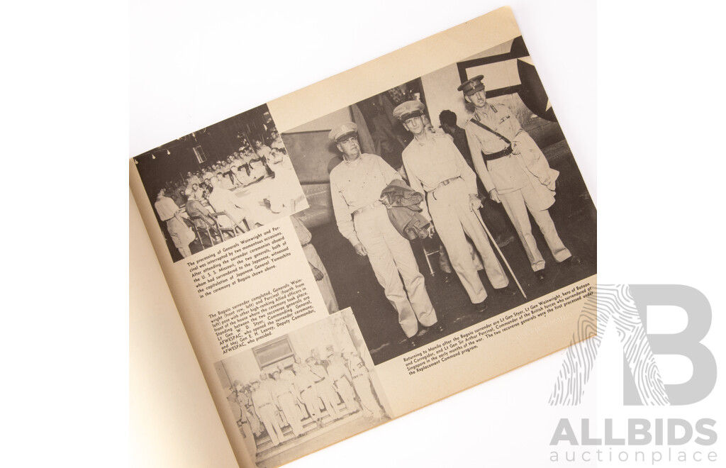 Rare Book, American and Allied Personnel Recovered From Japanese Prisons, Replacement Command, AFWESPAC, 11 November 1945, Soft Cover