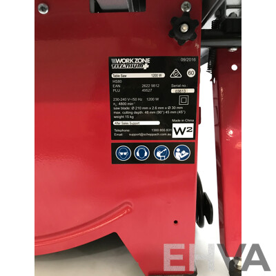 Workzone Titanium HS80 240V Table Saw