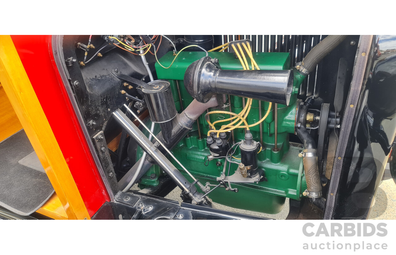 01/1926 Chevrolet Superior Series Truck Black / Red 170ci 2.8L