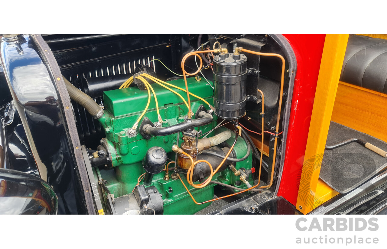 01/1926 Chevrolet Superior Series Truck Black / Red 170ci 2.8L