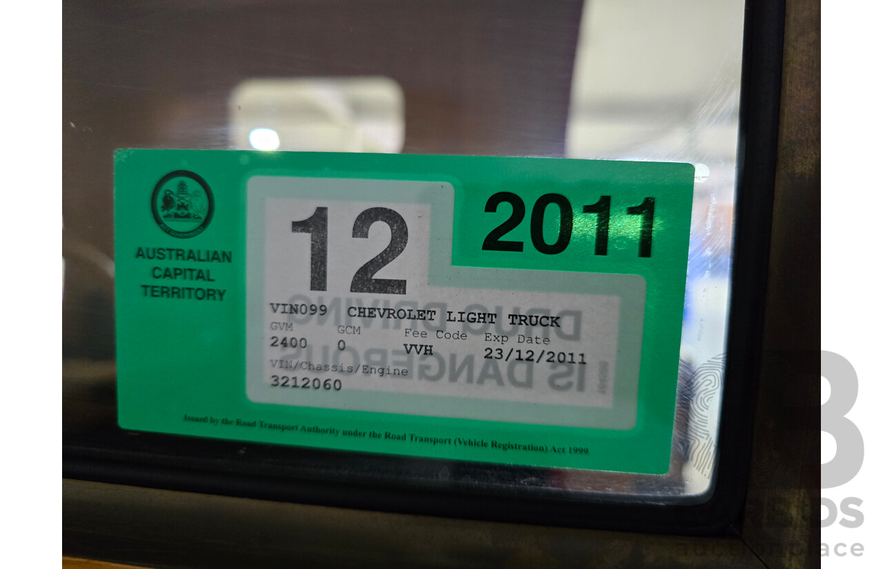 01/1926 Chevrolet Superior Series Truck Black / Red 170ci 2.8L