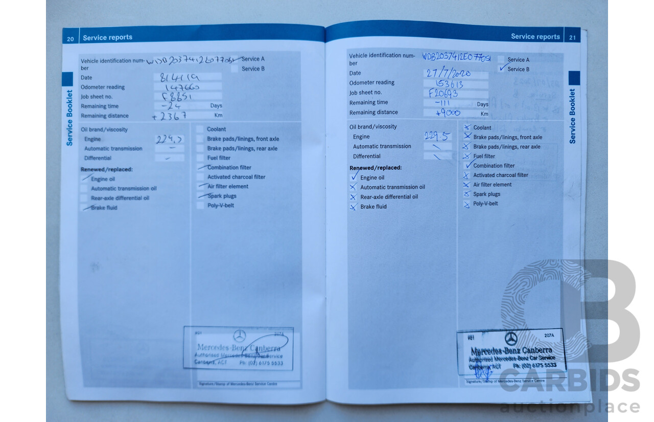 1/2010 Mercedes-Benz CLC 200 Kompressor 203 MY10 2d Coupe Grey 1.8L