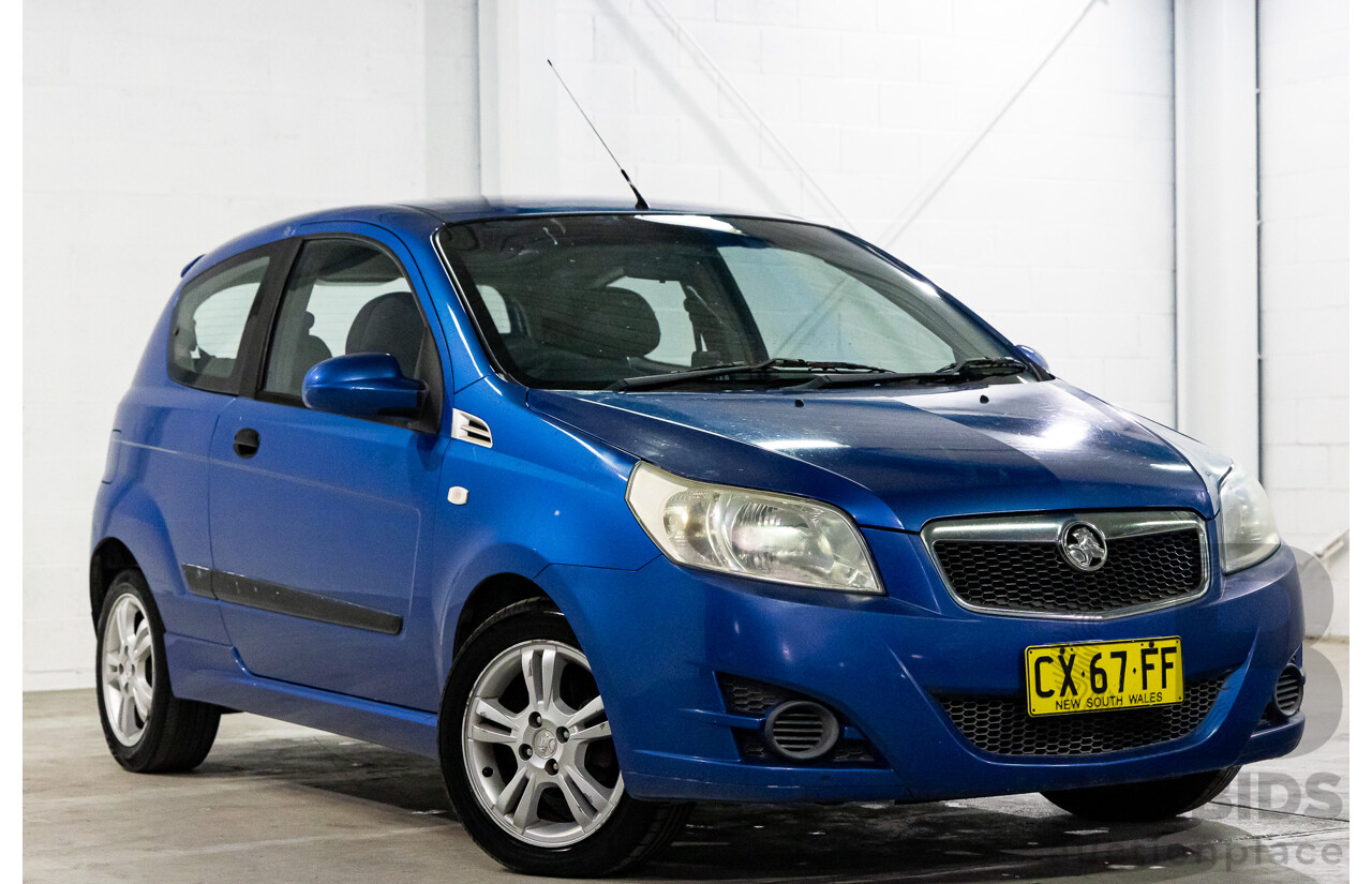 11/2008 Holden Barina  TK MY09 3d Hatchback Horizon Blue 1.6L