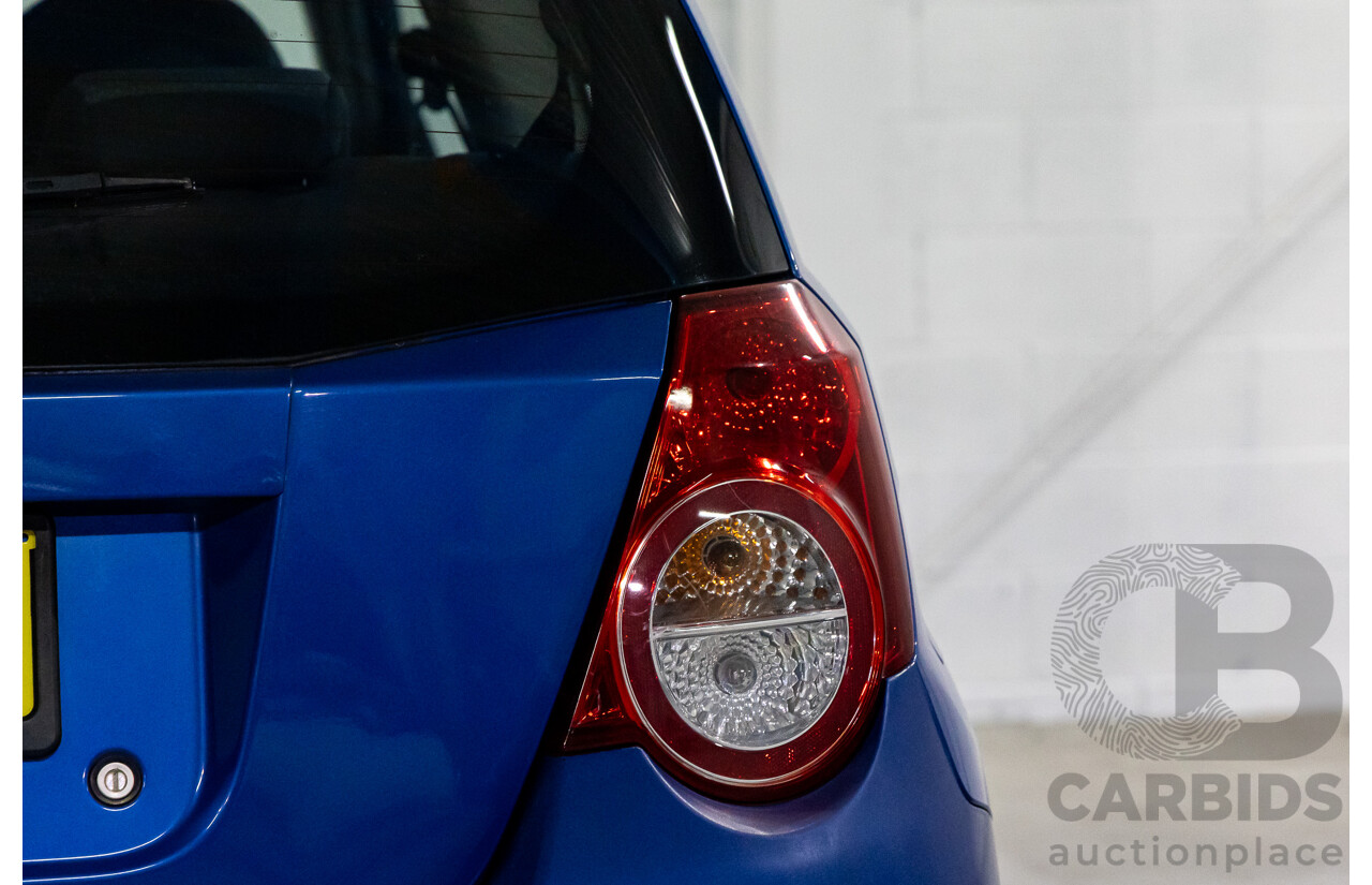 11/2008 Holden Barina  TK MY09 3d Hatchback Horizon Blue 1.6L
