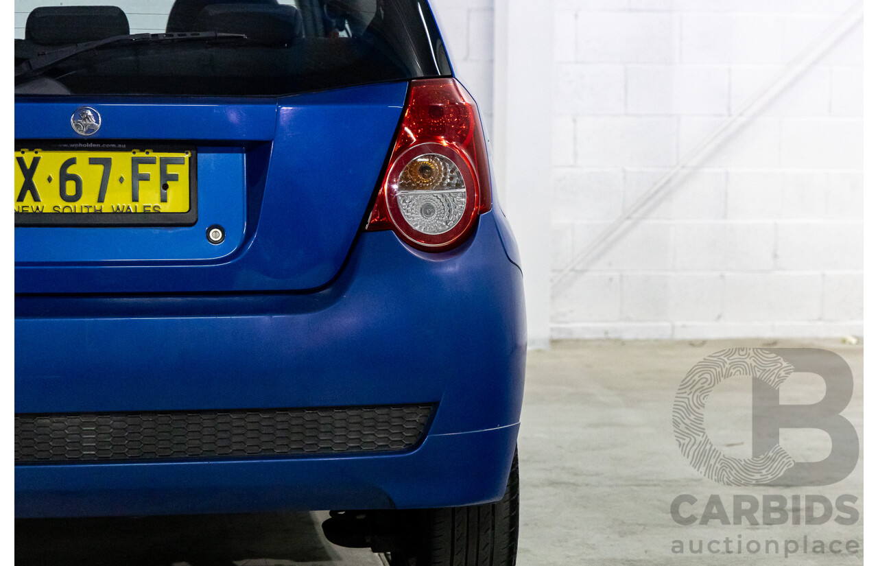 11/2008 Holden Barina  TK MY09 3d Hatchback Horizon Blue 1.6L