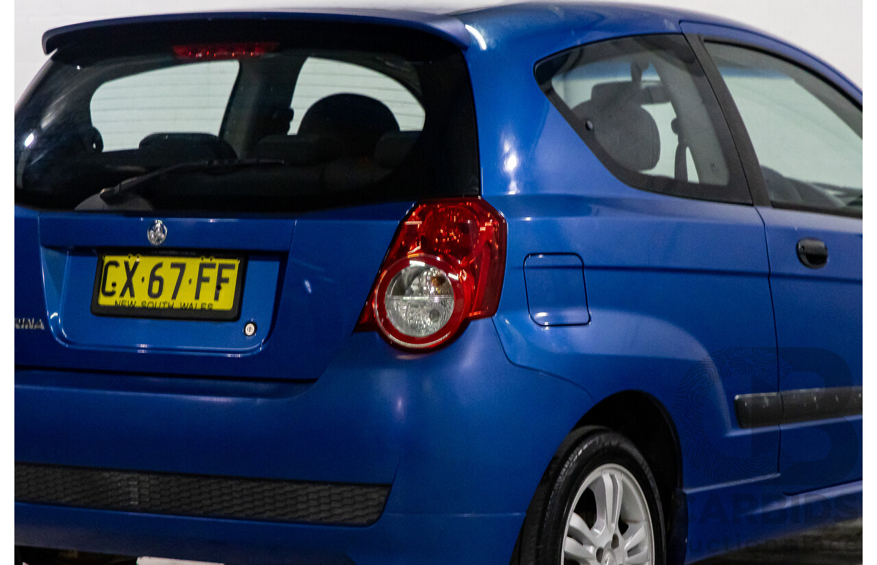 11/2008 Holden Barina  TK MY09 3d Hatchback Horizon Blue 1.6L