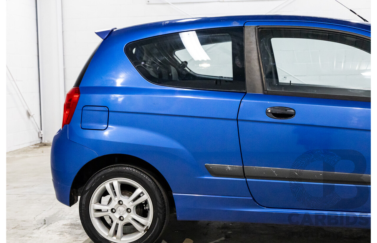 11/2008 Holden Barina  TK MY09 3d Hatchback Horizon Blue 1.6L