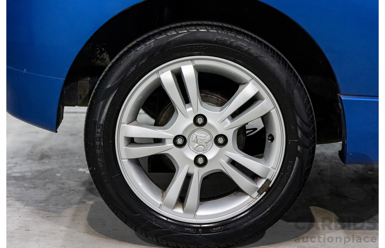 11/2008 Holden Barina  TK MY09 3d Hatchback Horizon Blue 1.6L