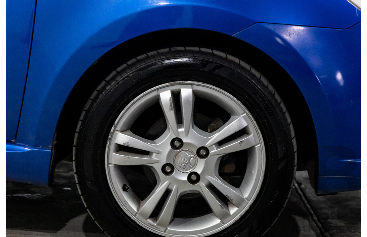 11/2008 Holden Barina  TK MY09 3d Hatchback Horizon Blue 1.6L