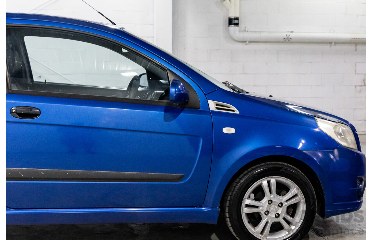 11/2008 Holden Barina  TK MY09 3d Hatchback Horizon Blue 1.6L