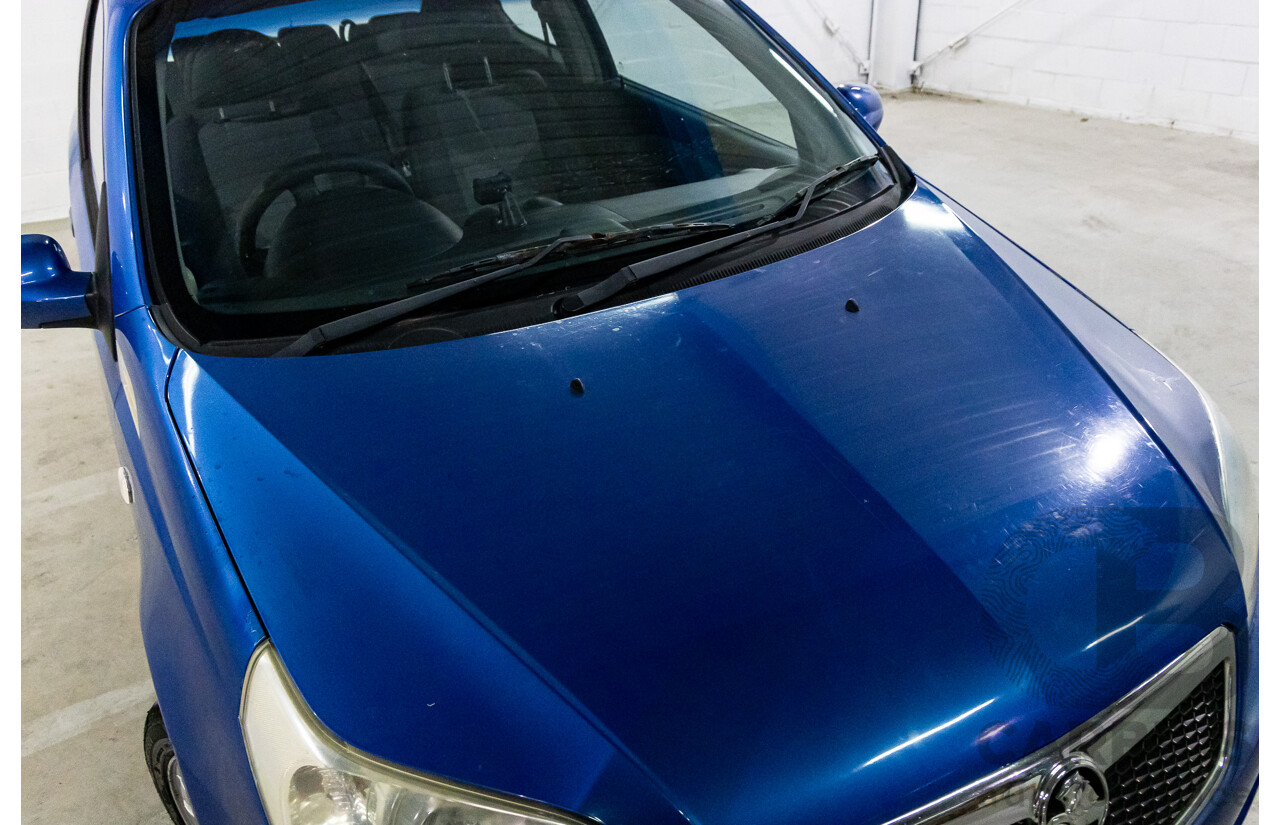 11/2008 Holden Barina  TK MY09 3d Hatchback Horizon Blue 1.6L