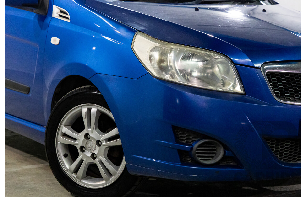 11/2008 Holden Barina  TK MY09 3d Hatchback Horizon Blue 1.6L