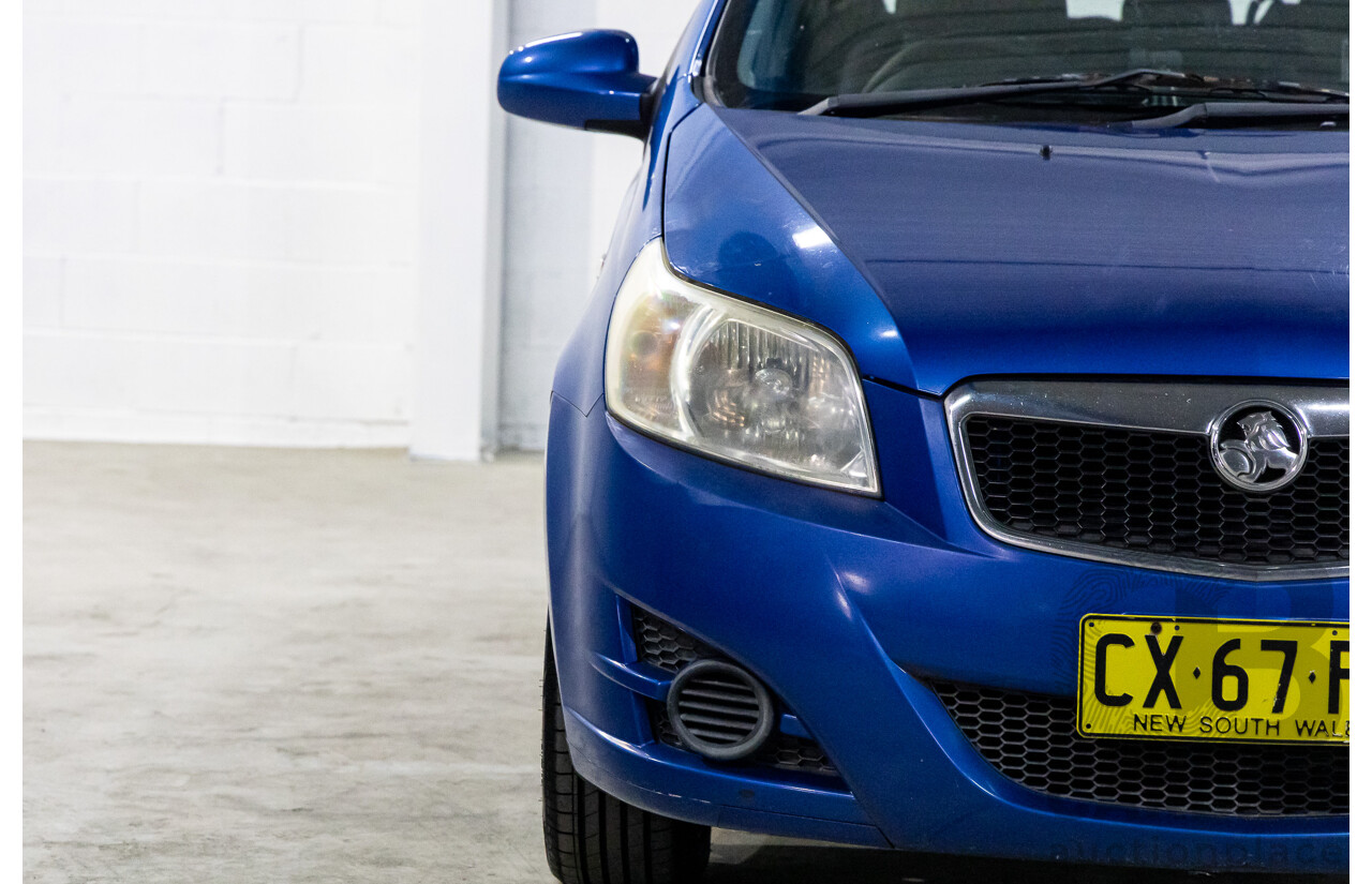 11/2008 Holden Barina  TK MY09 3d Hatchback Horizon Blue 1.6L