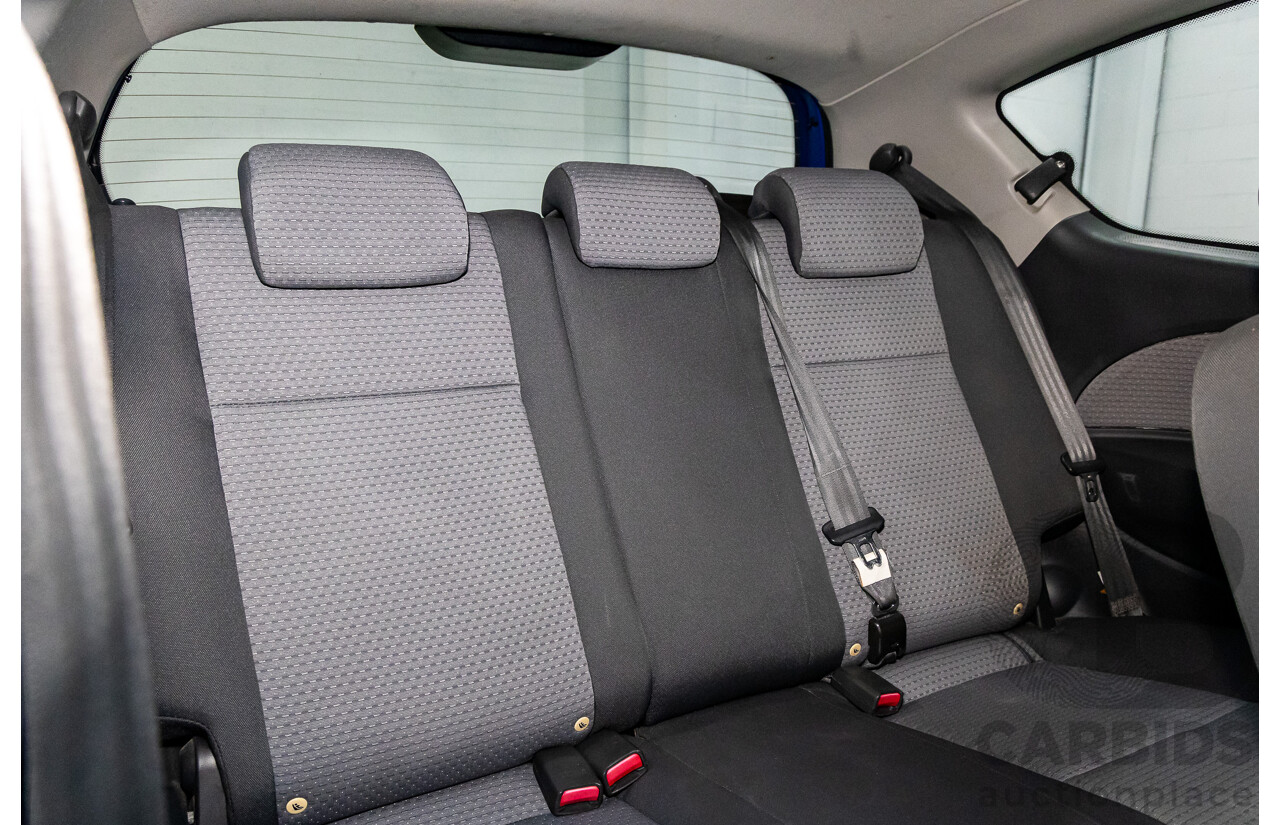 11/2008 Holden Barina  TK MY09 3d Hatchback Horizon Blue 1.6L