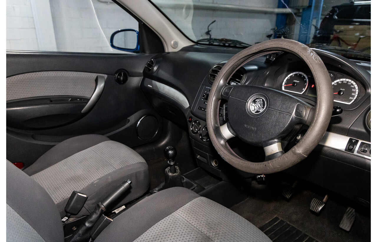 11/2008 Holden Barina  TK MY09 3d Hatchback Horizon Blue 1.6L