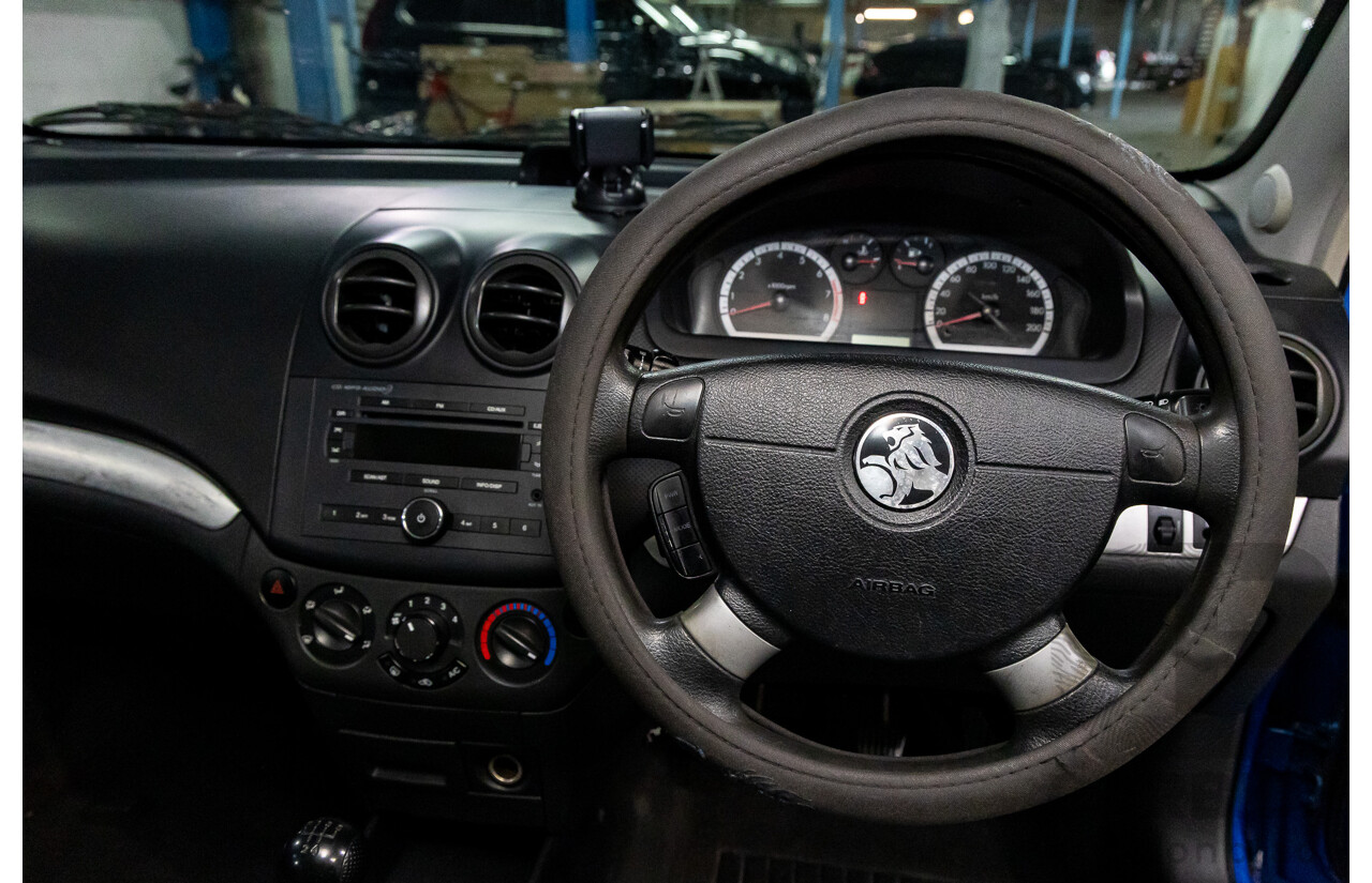 11/2008 Holden Barina  TK MY09 3d Hatchback Horizon Blue 1.6L