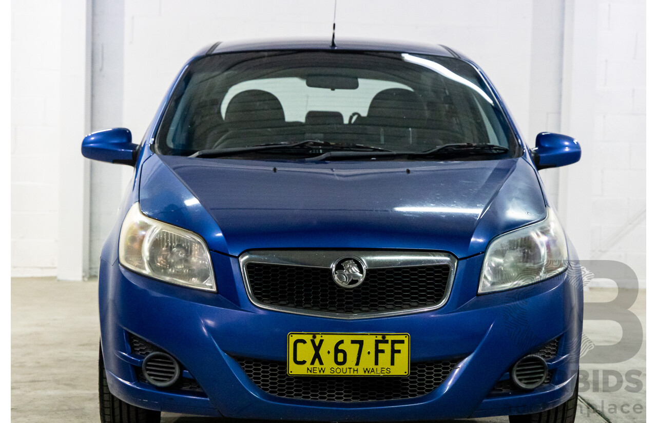 11/2008 Holden Barina  TK MY09 3d Hatchback Horizon Blue 1.6L