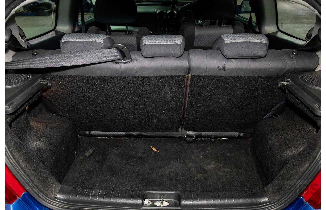 11/2008 Holden Barina  TK MY09 3d Hatchback Horizon Blue 1.6L