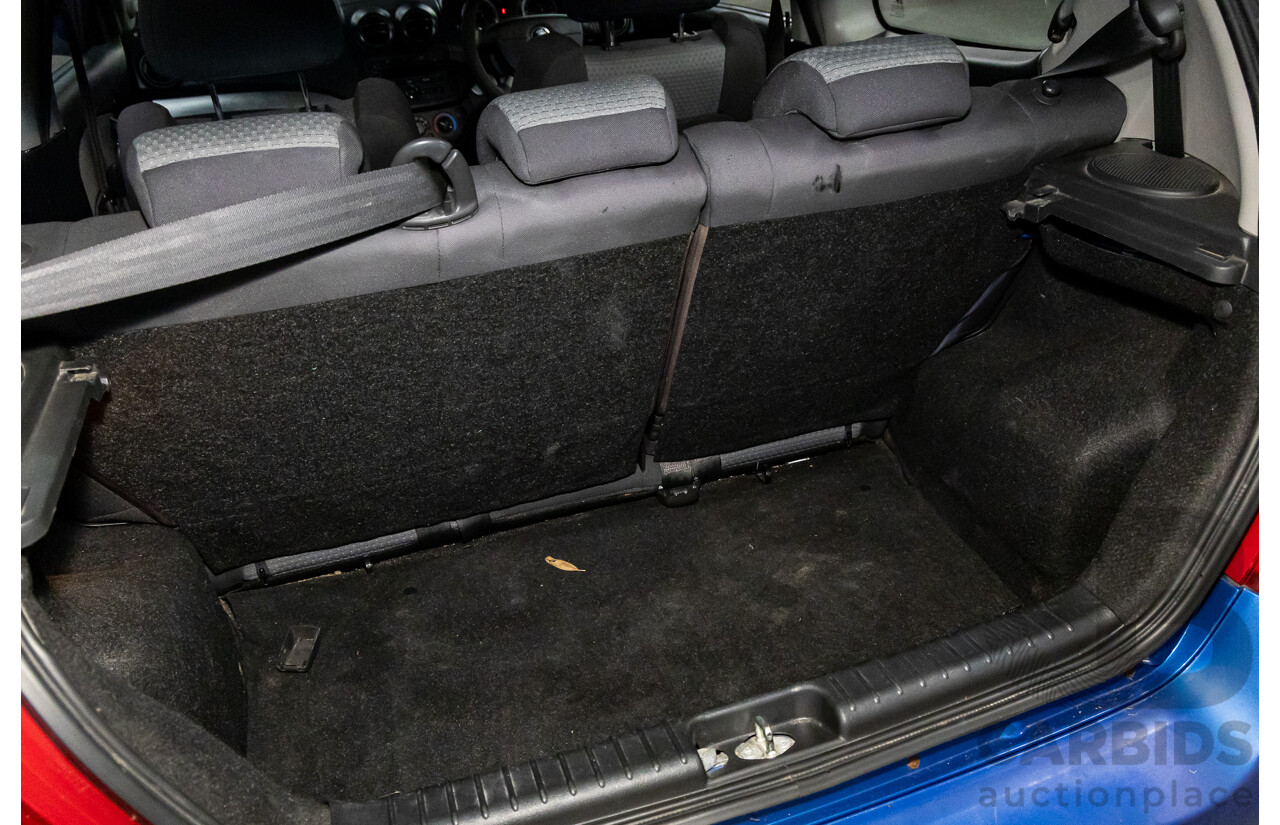 11/2008 Holden Barina  TK MY09 3d Hatchback Horizon Blue 1.6L