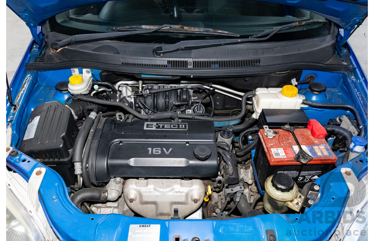 11/2008 Holden Barina  TK MY09 3d Hatchback Horizon Blue 1.6L