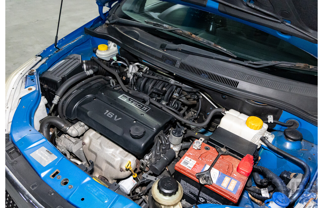 11/2008 Holden Barina  TK MY09 3d Hatchback Horizon Blue 1.6L