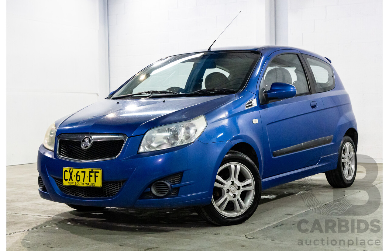 11/2008 Holden Barina  TK MY09 3d Hatchback Horizon Blue 1.6L