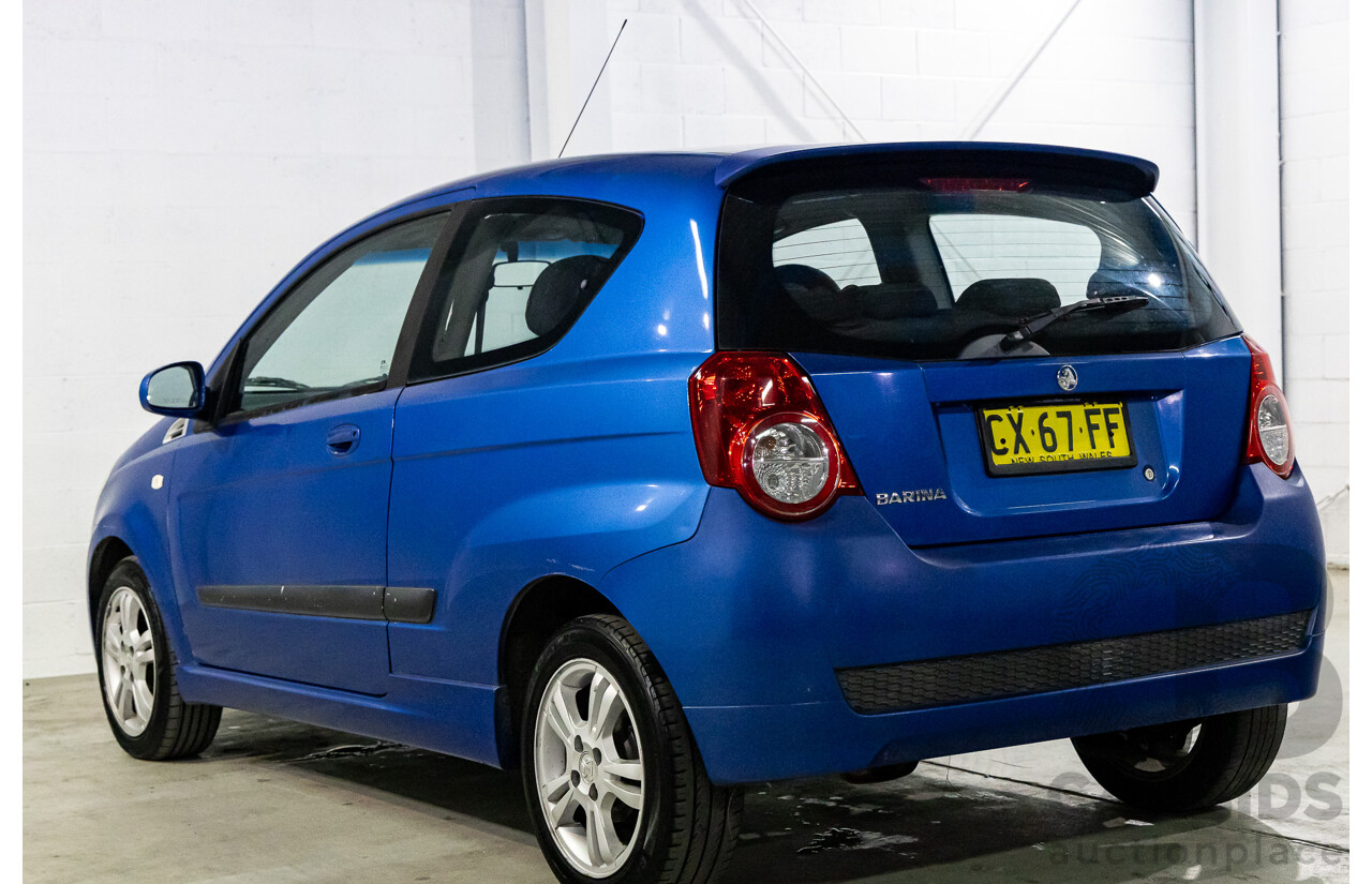 11/2008 Holden Barina  TK MY09 3d Hatchback Horizon Blue 1.6L