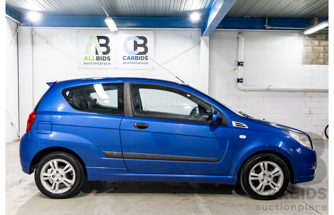 11/2008 Holden Barina  TK MY09 3d Hatchback Horizon Blue 1.6L