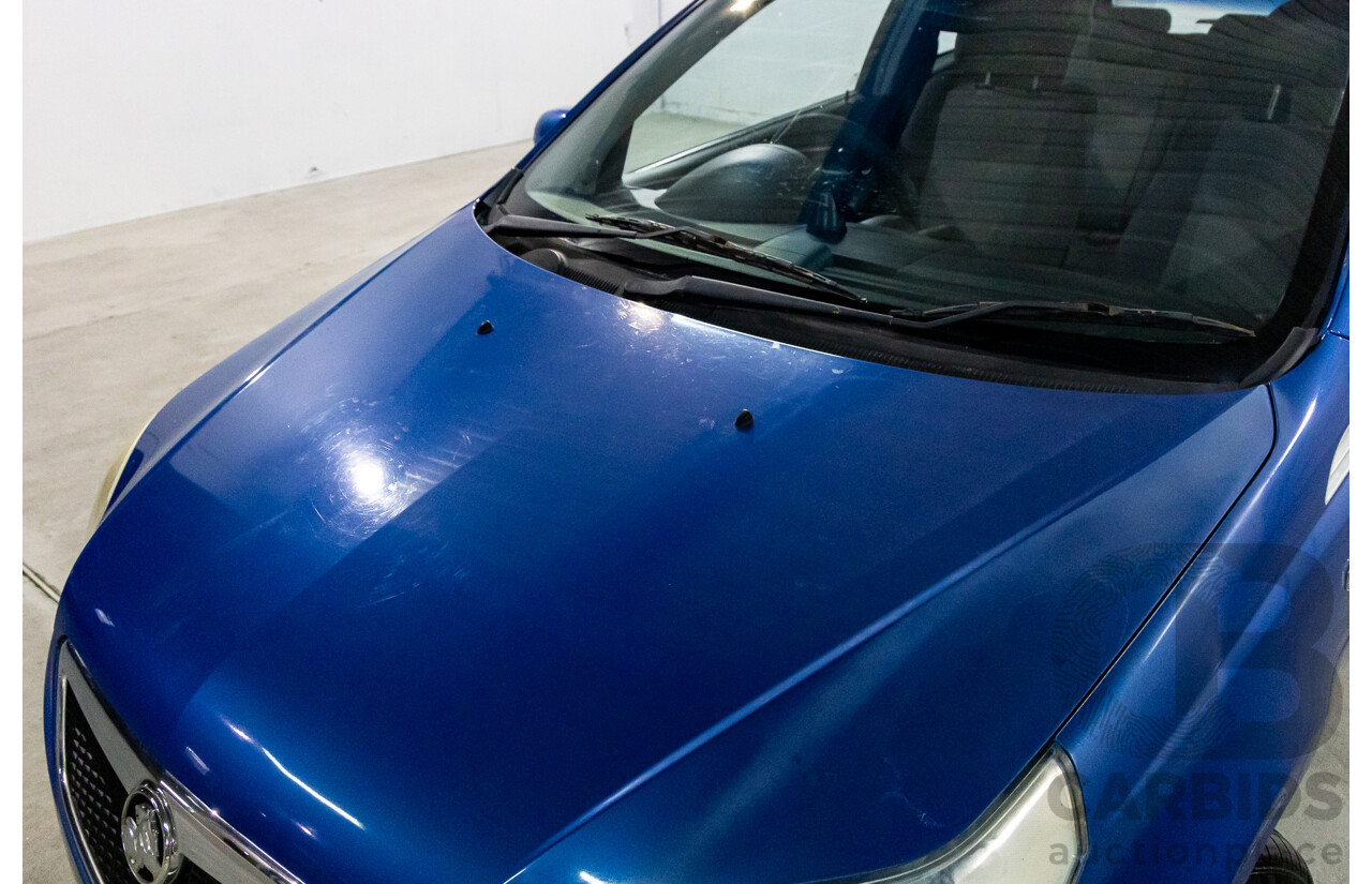 11/2008 Holden Barina  TK MY09 3d Hatchback Horizon Blue 1.6L