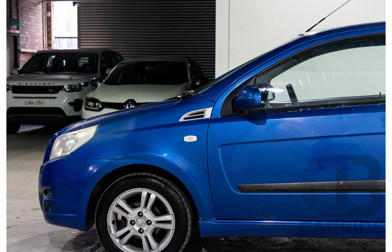 11/2008 Holden Barina  TK MY09 3d Hatchback Horizon Blue 1.6L