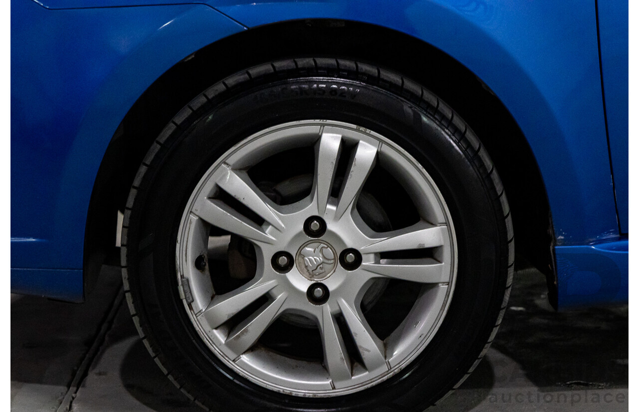 11/2008 Holden Barina  TK MY09 3d Hatchback Horizon Blue 1.6L