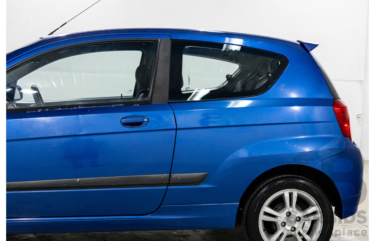 11/2008 Holden Barina  TK MY09 3d Hatchback Horizon Blue 1.6L