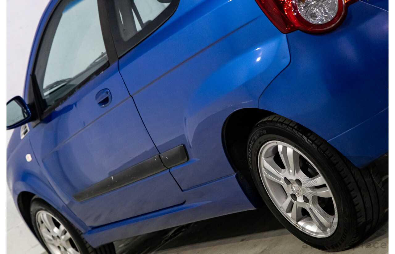 11/2008 Holden Barina  TK MY09 3d Hatchback Horizon Blue 1.6L