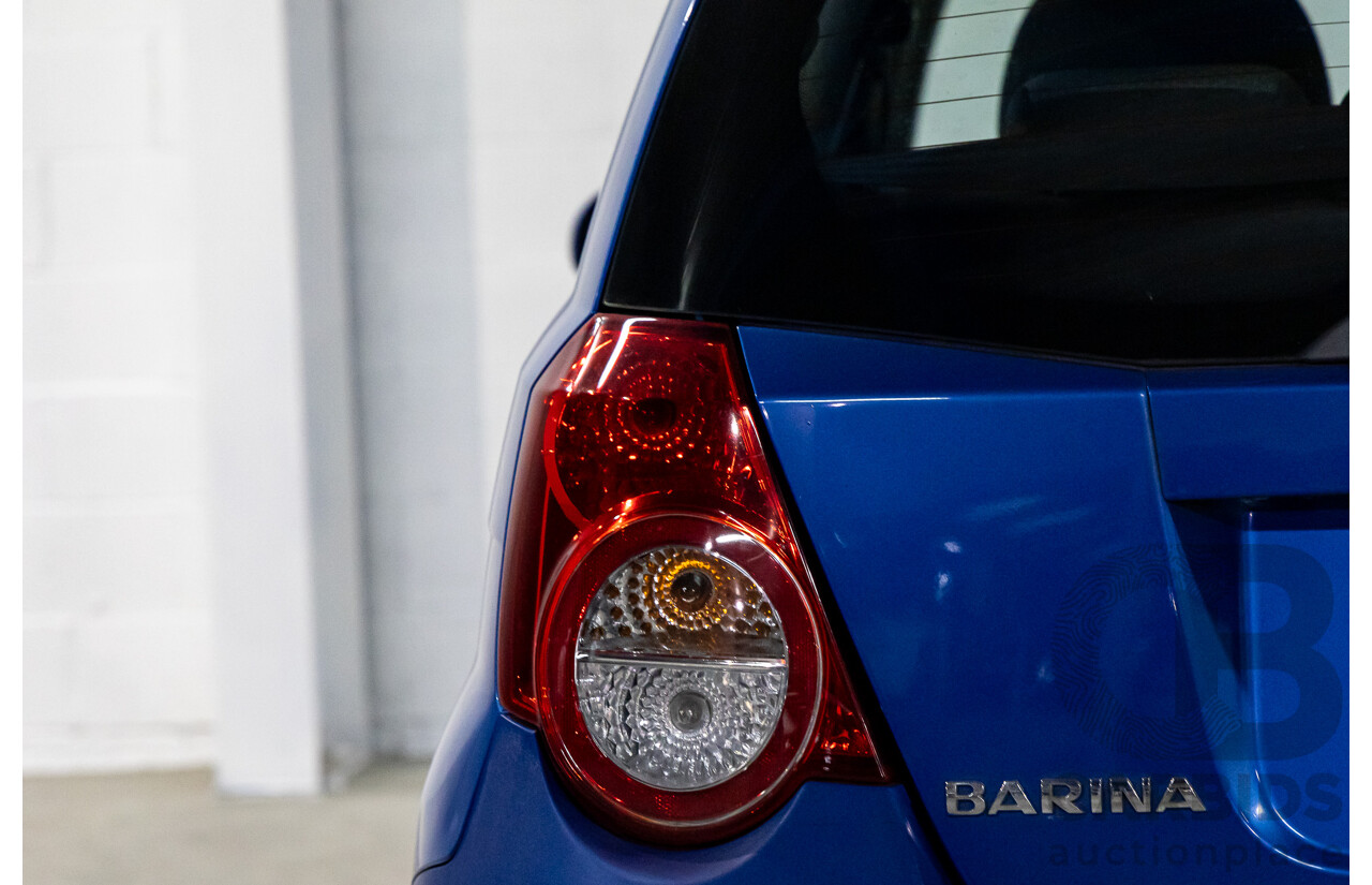 11/2008 Holden Barina  TK MY09 3d Hatchback Horizon Blue 1.6L