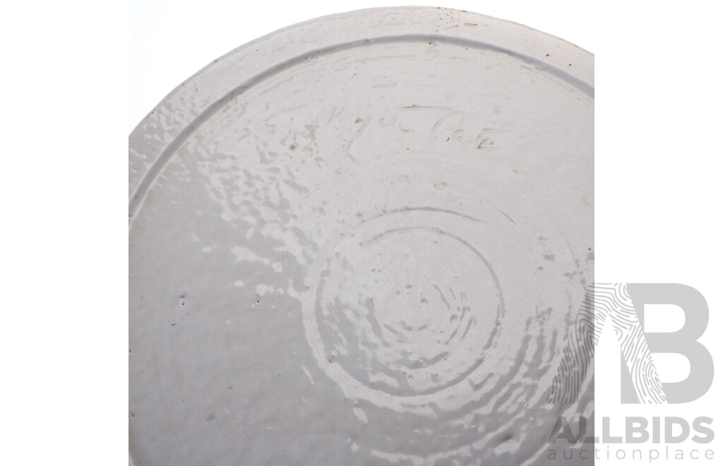 Mid Century Australian Studio Pottery Charger by Klytie Pate