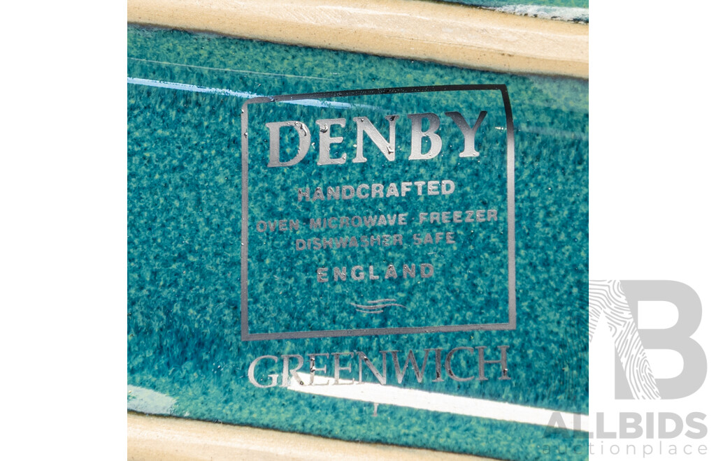 Three Pieces Mid Century English Denby Crockery