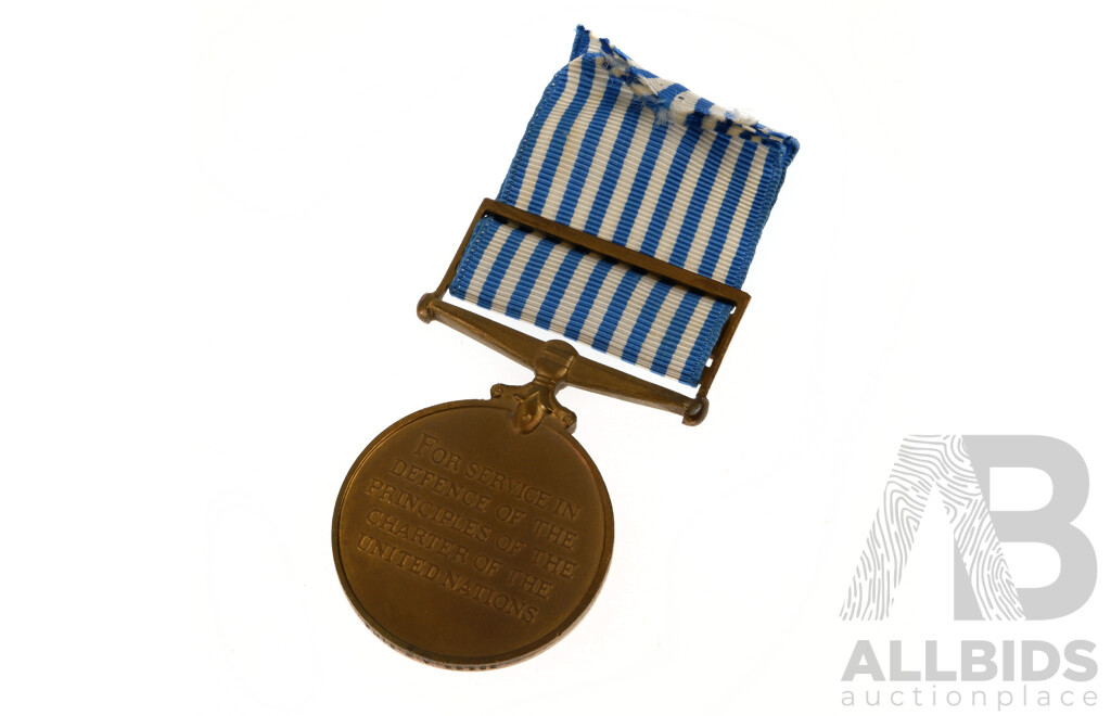 United Nations 1950-1953 Bronze Korea Service Medal